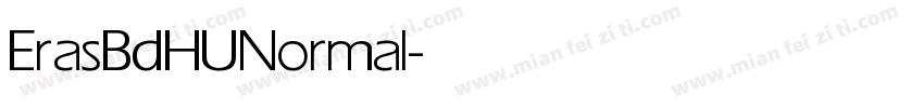 Eras Bd HU Normal字体转换